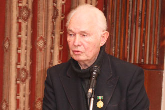 Лауреат Премии имени Н.С. Лескова «Очарованный странник» за 2015 год Ганичев Валерий Николаевич. 