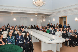 Участники и гости Премии имени Н.С. Лескова «Очарованный странник». 18 февраля 2020 года.