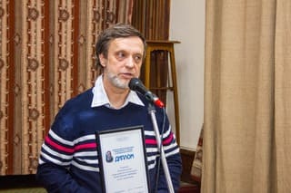Лауреат Премии имени Н.С. Лескова «Очарованный странник» за 2022 год Лютый Вячеслав Дмитриевич.